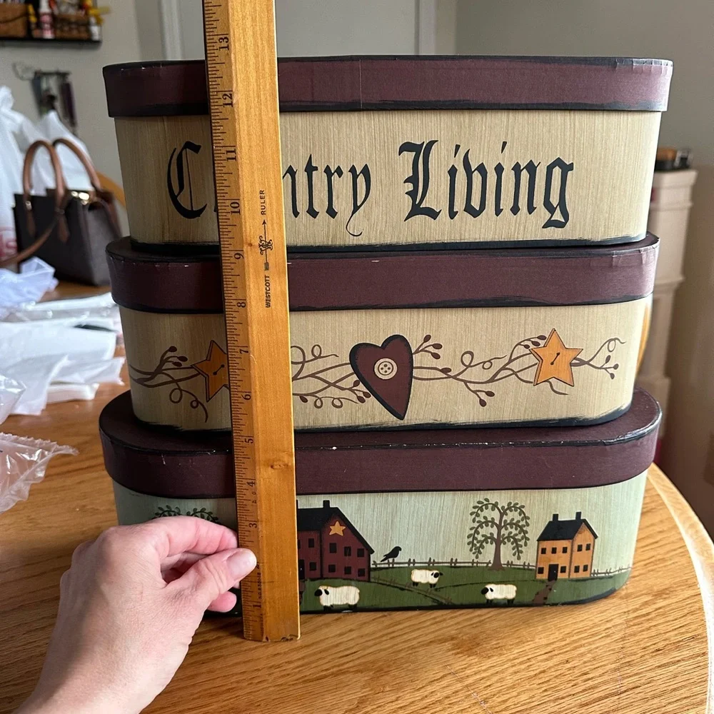 Rustic Country Nesting Boxes - Picture 4 of 11